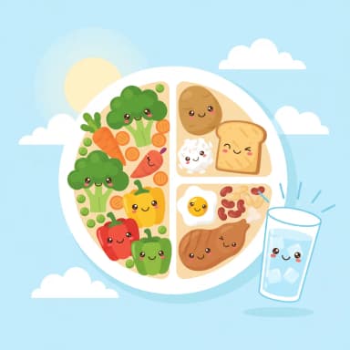El plato de la alimentación